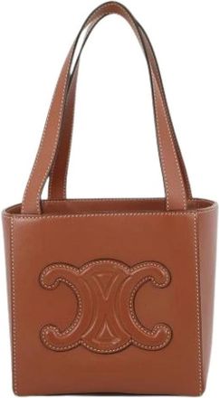 Celine Pre-owned Vintage Handbag - Dames - Vintage Handtas - Bruin - ONE Size - Leer - Vintage