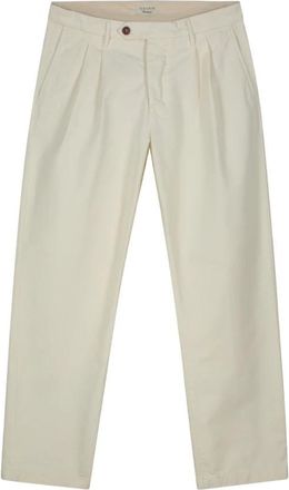TELA GENOVA Renzo Loose Chino - Heren - Chinos - Beige - W34 - Katoen - Broeken