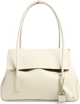 Tom Ford Medium Eclipse Grain Leather Shoulder Bag in Dove Grey at Nordstrom