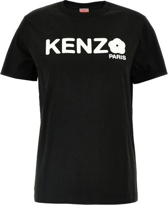 Kenzo Boke Flower 2.0 T-shirt - Dames - T-shirts - Zwart - S - Katoen - Tops