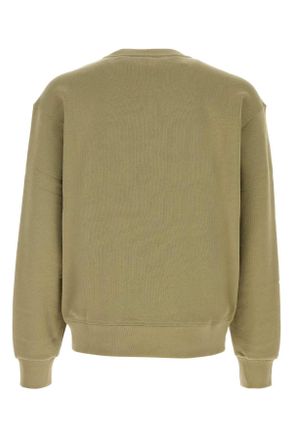 Kenzo Mens Olive Green Cotton Sweatshirt Khaki Exterior: Felpe Sweater