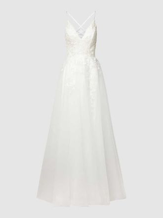 Luxuar Luxuar Brautkleid mit Herz-Ausschnitt in Offwhite, Gr&ouml;&szlig;e 42