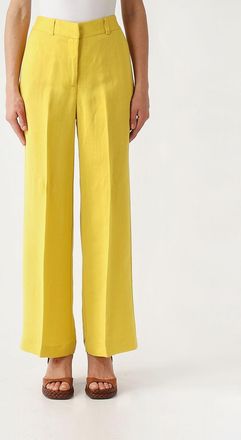 Maliparmi Pantaloni palazzo in misto lino