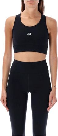 Balenciaga Zwart Actief Bovenkleding met Racerback Ontwerp - Dames - Tops zonder mouwen - Zwart - XS - Tops