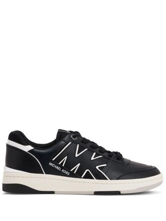 Michael Kors Rebel lace-up leather sneakers - Black