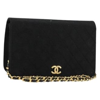 Chanel Pre-owned Shoulder Bags, female, Black, Size: ONE SIZE Pre-owned Vintage Shoulder Bag