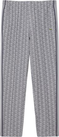 Lacoste Geometric Patterned Elastic Cuff Pants