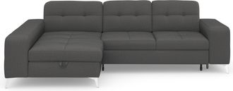 Sit&more Ecksofa »Baviene L-Form« inklusive Sitztiefenverstellung und Federkern, wahlweise Bettfunktion