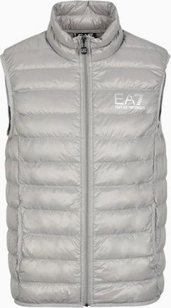 Emporio Armani Mens Packable Core Logo Gilet - Grey - Size: 44/Regular