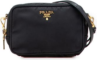 Prada Borsa a tracolla in tessuto 2010-2025 - Nero