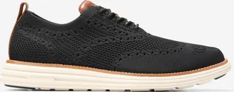 Cole Haan Mens &Oslash;riginal Grand Remastered Stitchlite Oxford Shoes - Black Size 10.5
