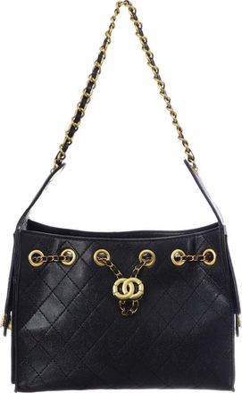 Adornia Quilted Faux Leather Shoulder Bag in Black at Nordstrom Rack