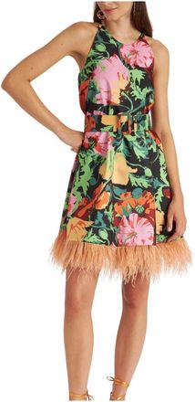 La DoubleJ Mini Jurk - Dames - Korte kleedjes - Veelkleurig - S - Kleedjes