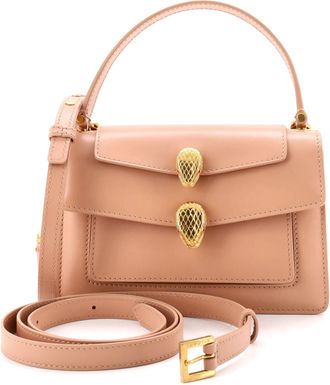 Bulgari Alexander Wang Serpenti Forever Top Handle Shoulder Bag Leather Small