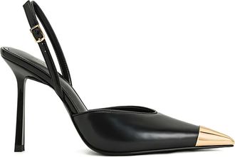 JW PEI 100mm Gold Tipped Slingback sandals - women - Artificial Leather/Artificial Leather/Rubber - 7.5 - Blue