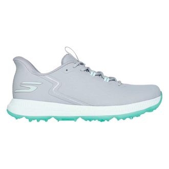 Skechers Womens GO Golf Elite 6 Sneaker, Grey/Mint, 6.5 UK