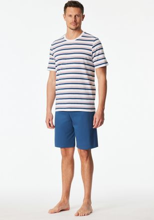 Schiesser Shorty SCHIESSER Casual Nightwear, Damen, Gr. 48, 100, wei&szlig;, Single Jersey, Obermaterial: 100% Baumwolle, bequem kurz, Rundhals, Homewear-Sets Shorty,