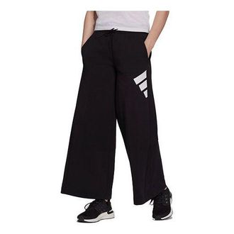 adidas (WMNS) adidas Mid Waist Lacing Sports Pants/Trousers/Joggers Black H57354