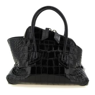 The Attico Dames, Tassen, Zwart, Maat: ONE Size Leer