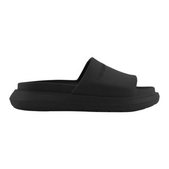 Emporio Armani Sliders, male, Black, Size: 10 US Flip Flops & Sliders