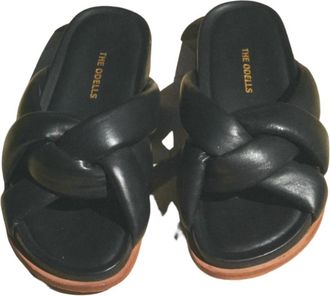 The Odells Womens Puffy Slide In Black