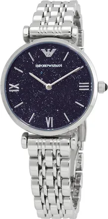 Emporio Armani Quartz Blue Dial Ladies Watch AR11091