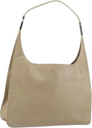 Gucci Pre-owned Shoulder Bags, female, Beige, Size: ONE SIZE Pre-owned Vintage Shoulder Bag