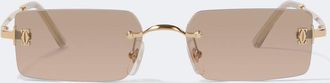 Cartier Signature C rectangular sunglasses