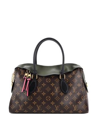 Louis Vuitton Tuileries Handbag Monogram Canvas with Leather satchel - Marrone
