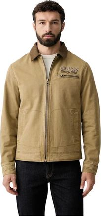 Guess Uomo, Giacche, Beige, XL, new