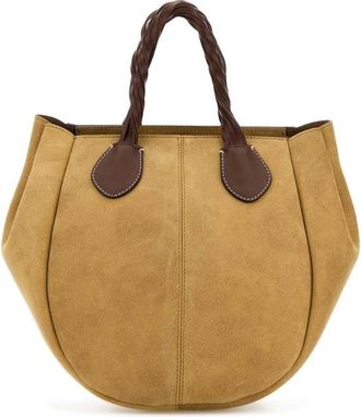 J.W.Anderson J.W. Anderson Beige Suede Small Punch Handbag