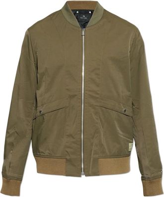 Paul Smith Bomberjack - Heren - Bomber jackets - Groen - S - Katoen - Jassen