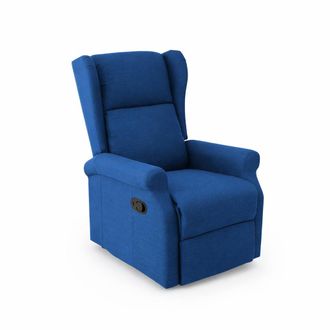 Decorspace Poltrona aquila Con Recliner Manuale E Rivestimento In Tessuto Per Interno -marrone