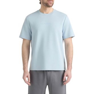 Hunter Barry Scuba Knit T-Shirt in Washed Blue at Nordstrom Rack, Size Medium