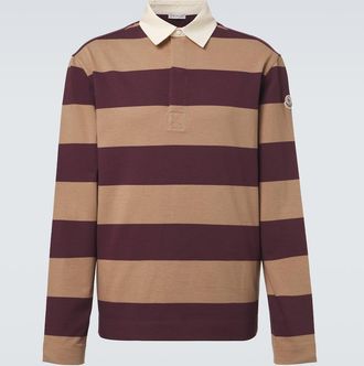 Moncler Polo in piqu&eacute; di cotone a righe