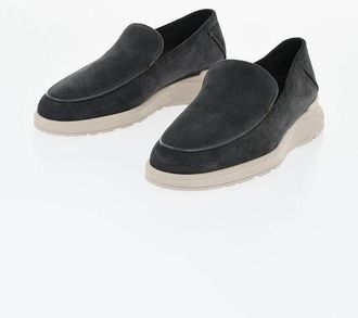 Corneliani Suede Loafers with Rubber Sole size 40,5