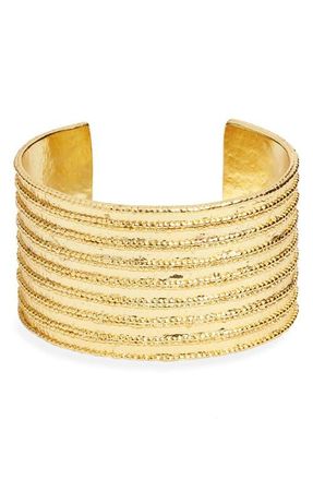 Karine Sultan Dorry Cuff Bracelet in Gold at Nordstrom