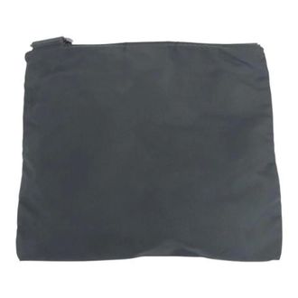 Prada Pre-owned Cross Body Bags, female, Black, Size: ONE SIZE Pre-owned Nylon Cross Body Bag