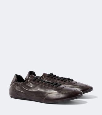 Prada Collapse leather sneakers