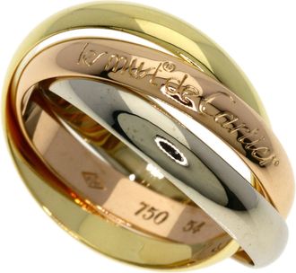 Cartier Trinity Yellow Gold (18K) Pink Gold (18K) White Gold (18K) Band Ring (Pre-Owned)