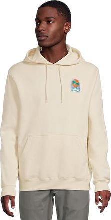 Rvca Puerto Nuevo Hoodie Mens Sweatshirt Silver Bleach : 2XL, Cotton/Polyester