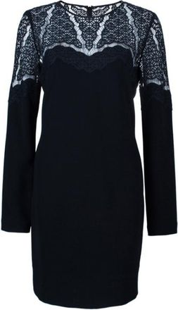 Diane Von F&uuml;rstenberg DVF black lace Dahlia Dess Size M