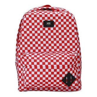 Vans Old Skool Checkerboard Backpack Red White VN0A3I6RRND