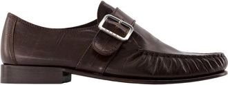 Marni Eel Effect Wallaby Loafer - Heren - Loafers - Bruin - 43 EU - Leer - Schoenen