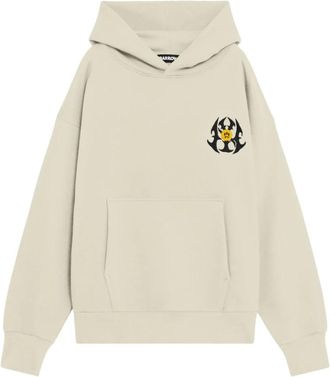 Barrow Big Apple Hoodie - Heren - Hoodies - Beige - M - Katoen - Hoodies & sweatvesten