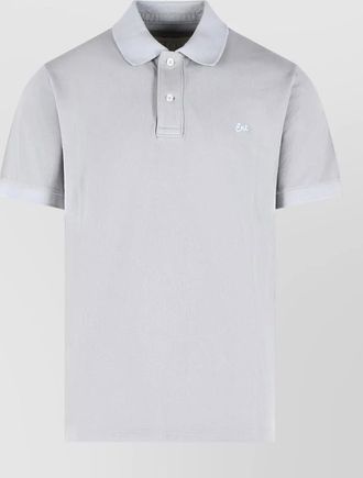 ERL cotton shirt polo collar short sleeves