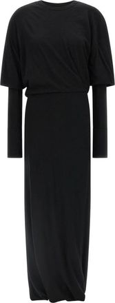 Darkpark New Marlin Jurk - Dames - Maxi kleedjes - Zwart - S - Wol - Kleedjes
