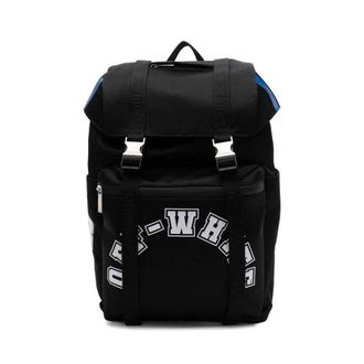 Off-white Outdoor Hike Logo Backpack Black Bags > Backpacks