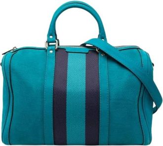 Gucci Pre-owned Handbags, female, Blue, Size: ONE SIZE Pre-owned Satchel