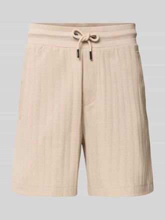 Joop Regular Fit Shorts mit Tunnelzug Modell JUANITO in Beige, Gr&ouml;&szlig;e XXL